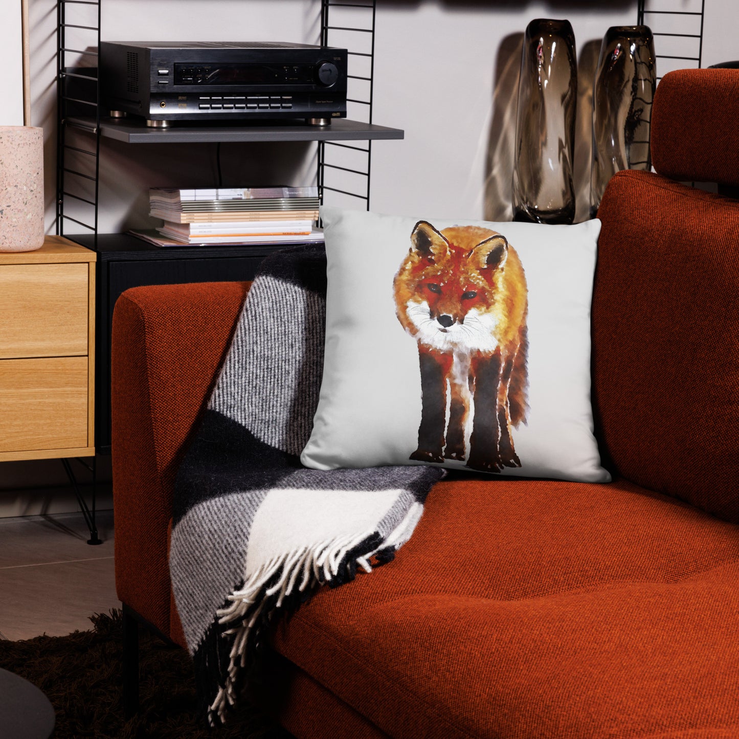 Red Fox Pillow