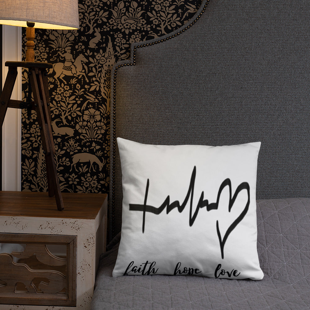 Faith Hope Love Pillow