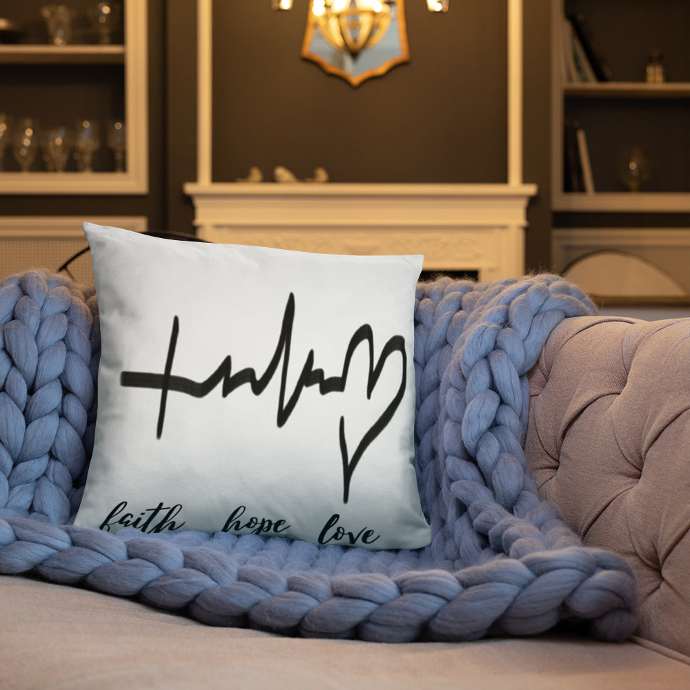 Faith Hope Love Pillow