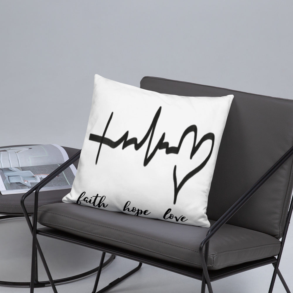 Faith Hope Love Pillow