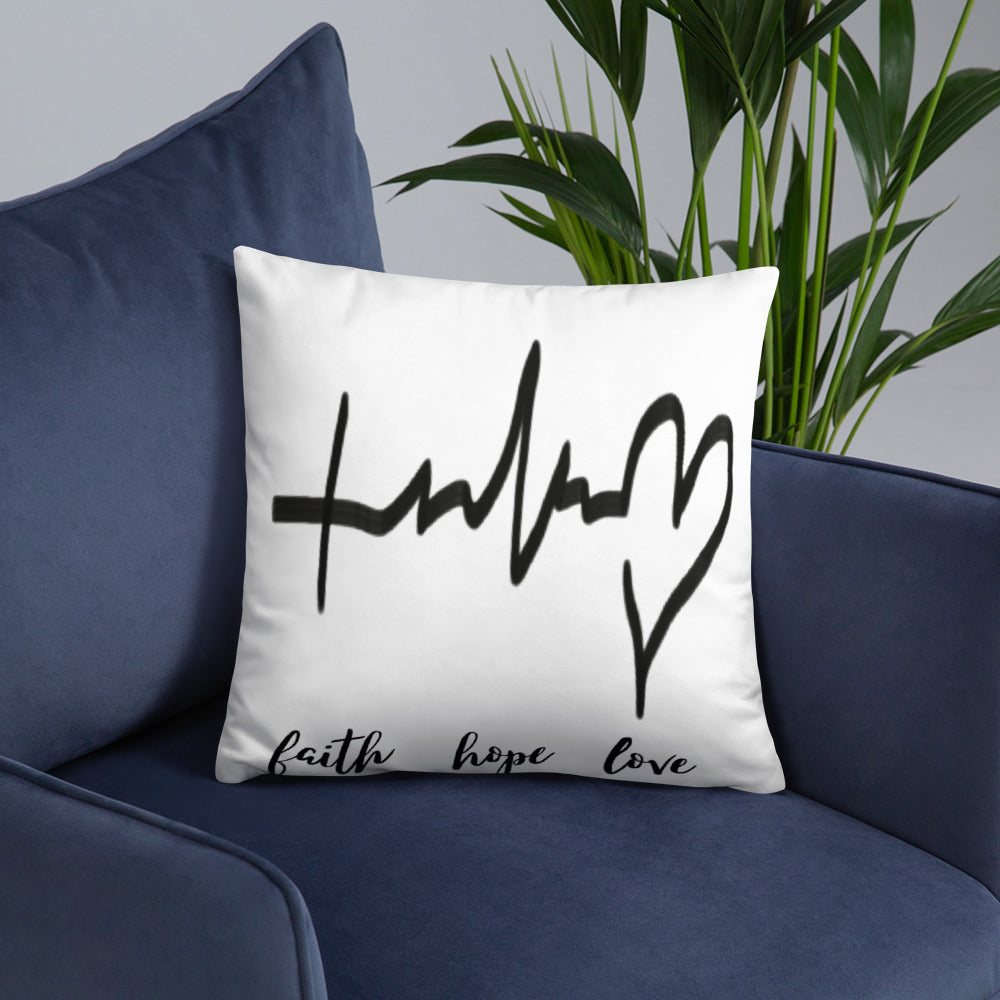 Faith Hope Love Pillow