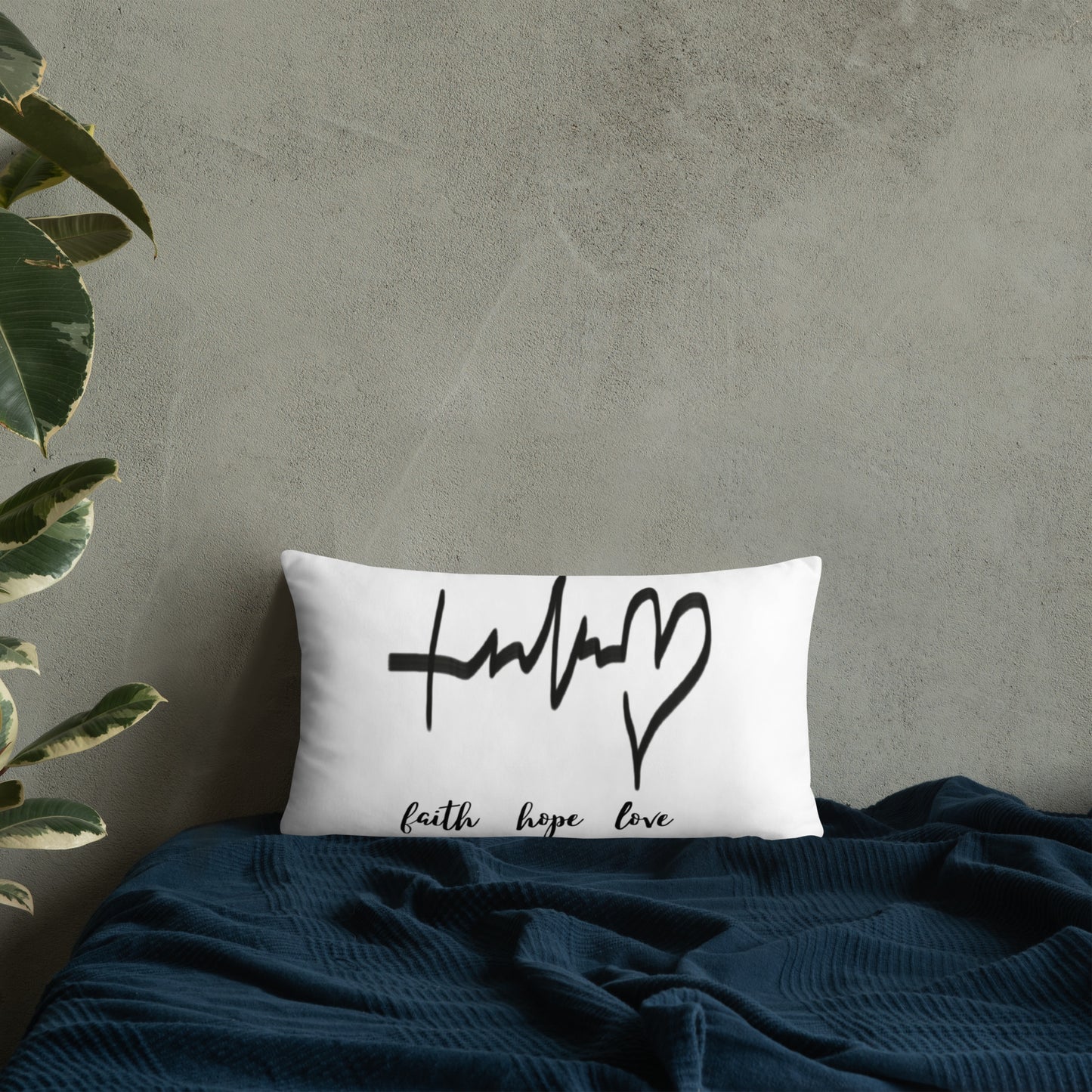 Faith Hope Love Pillow