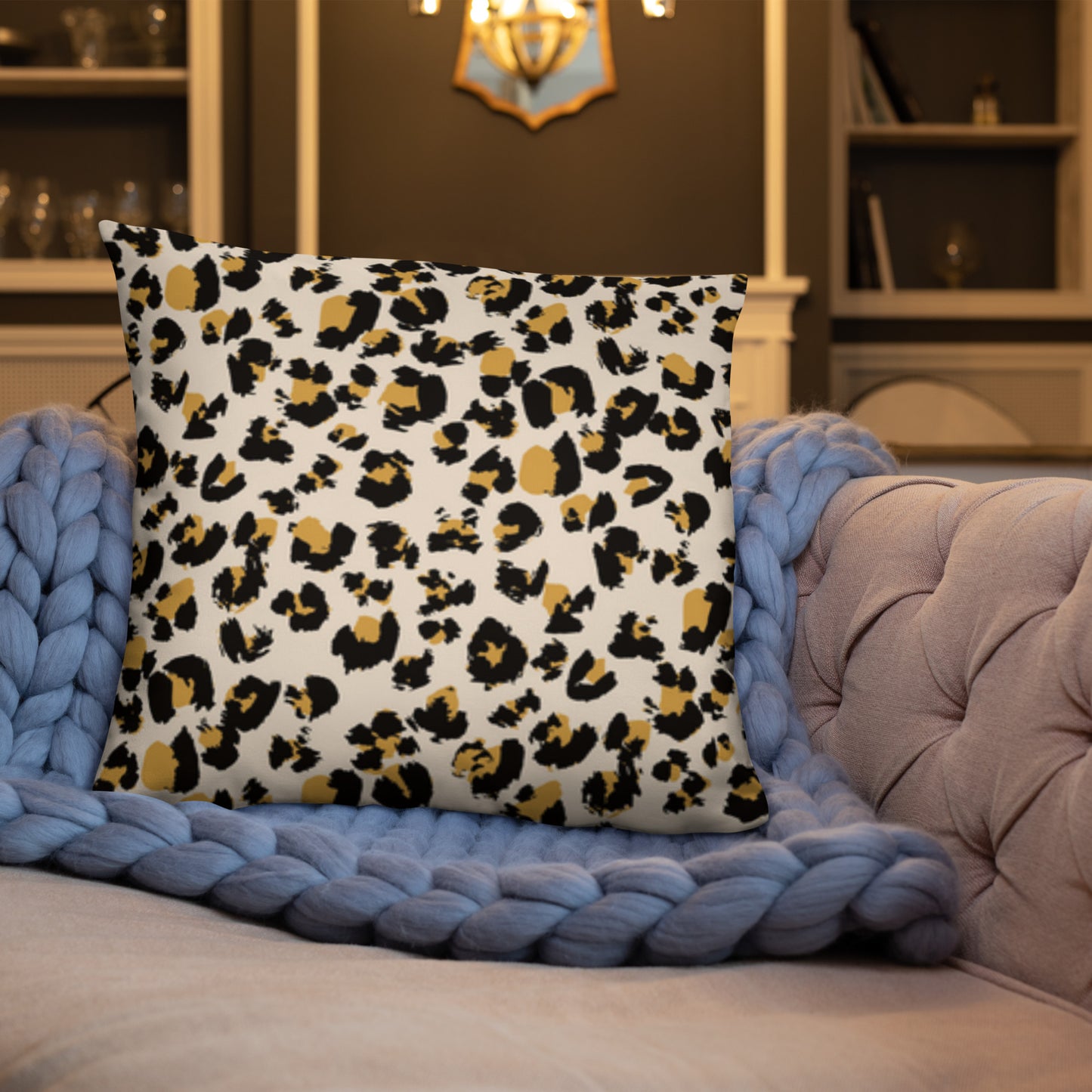 Leopard Throw Pillow