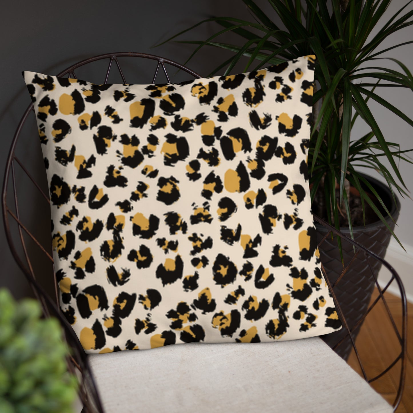 Leopard Throw Pillow