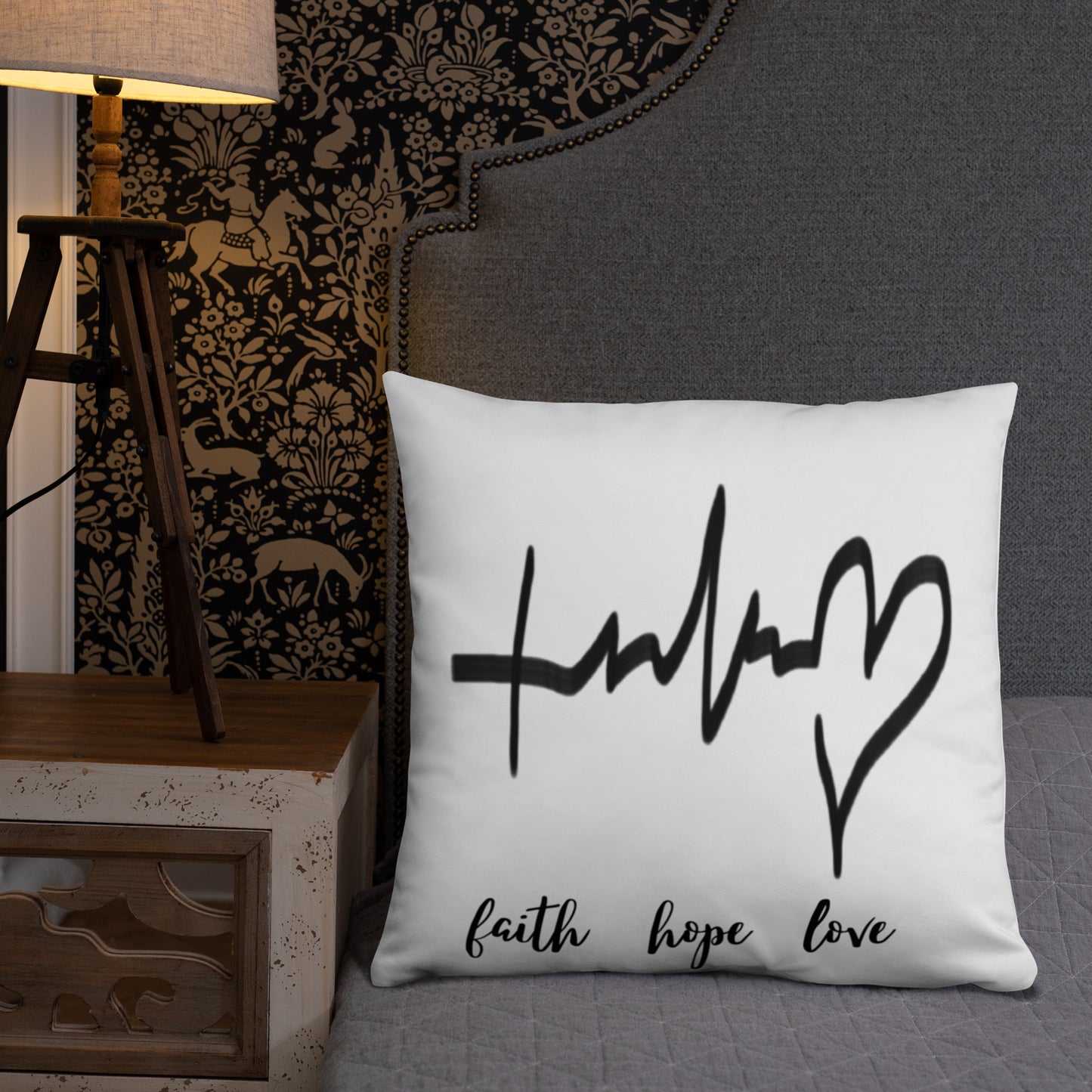 Faith Hope Love Pillow