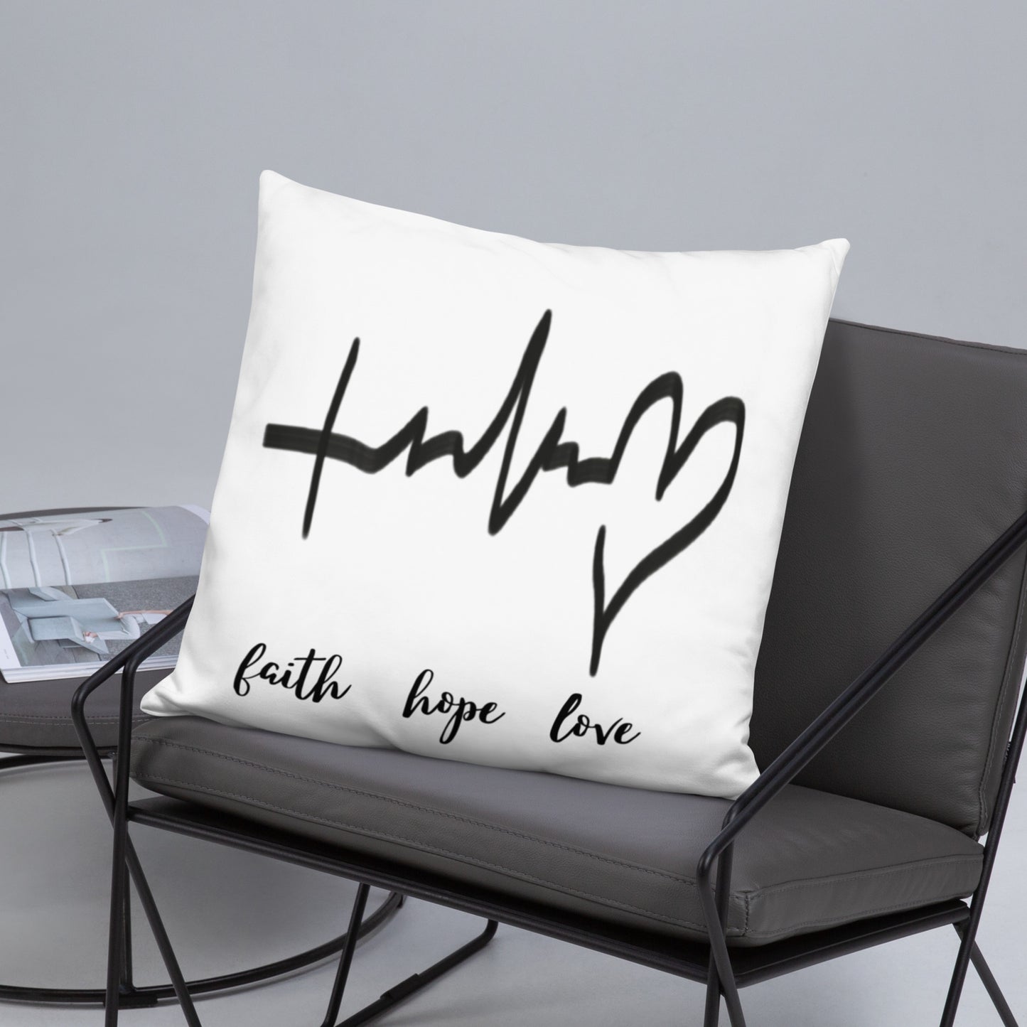 Faith Hope Love Pillow