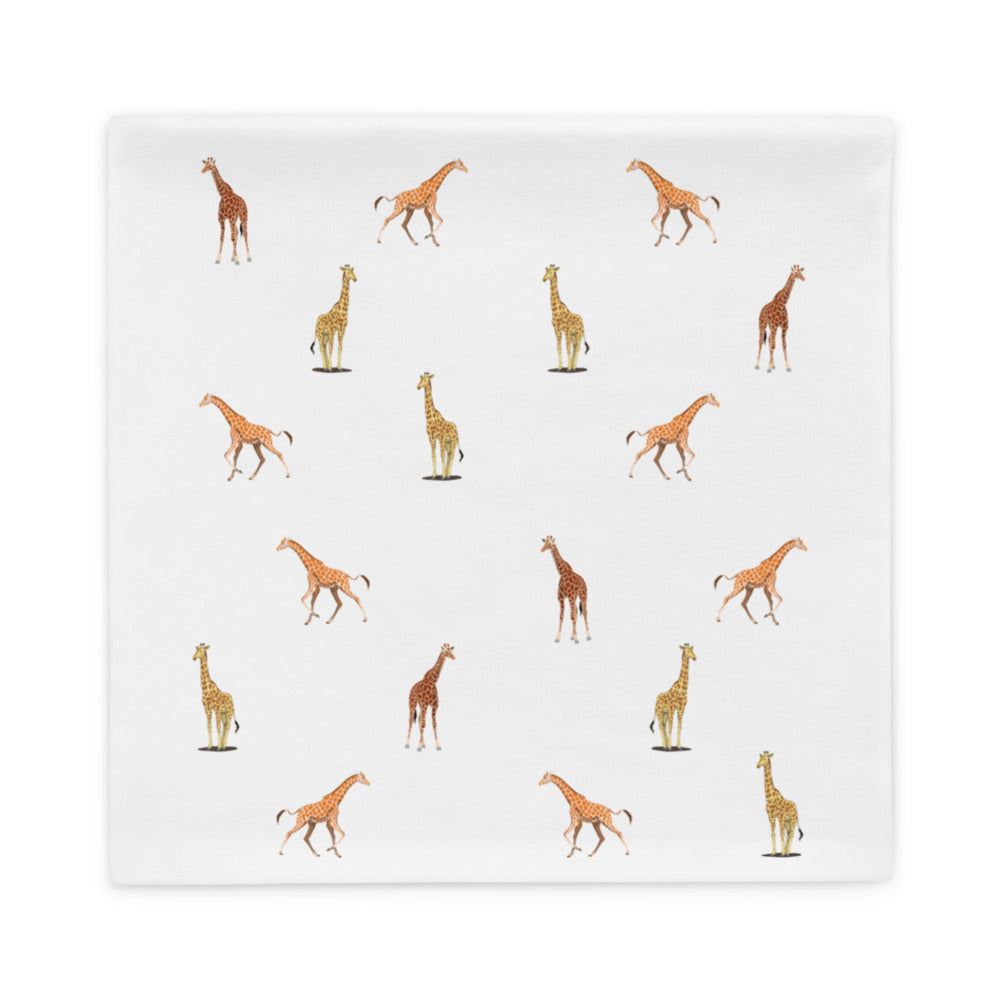 Giraffe Pillow Case Print