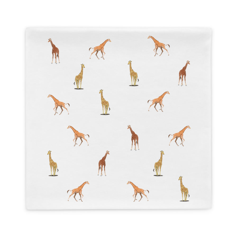 Giraffe Pillow Case Print