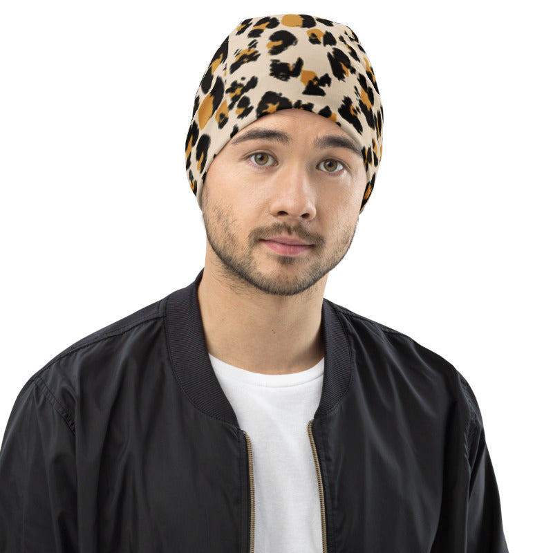 Leopard Beanie