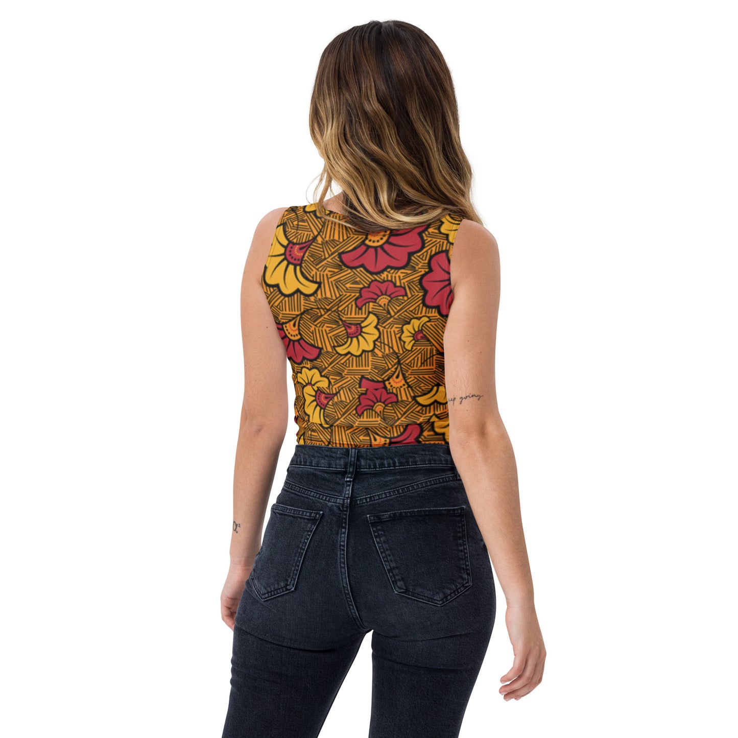 Ankara Crop Top