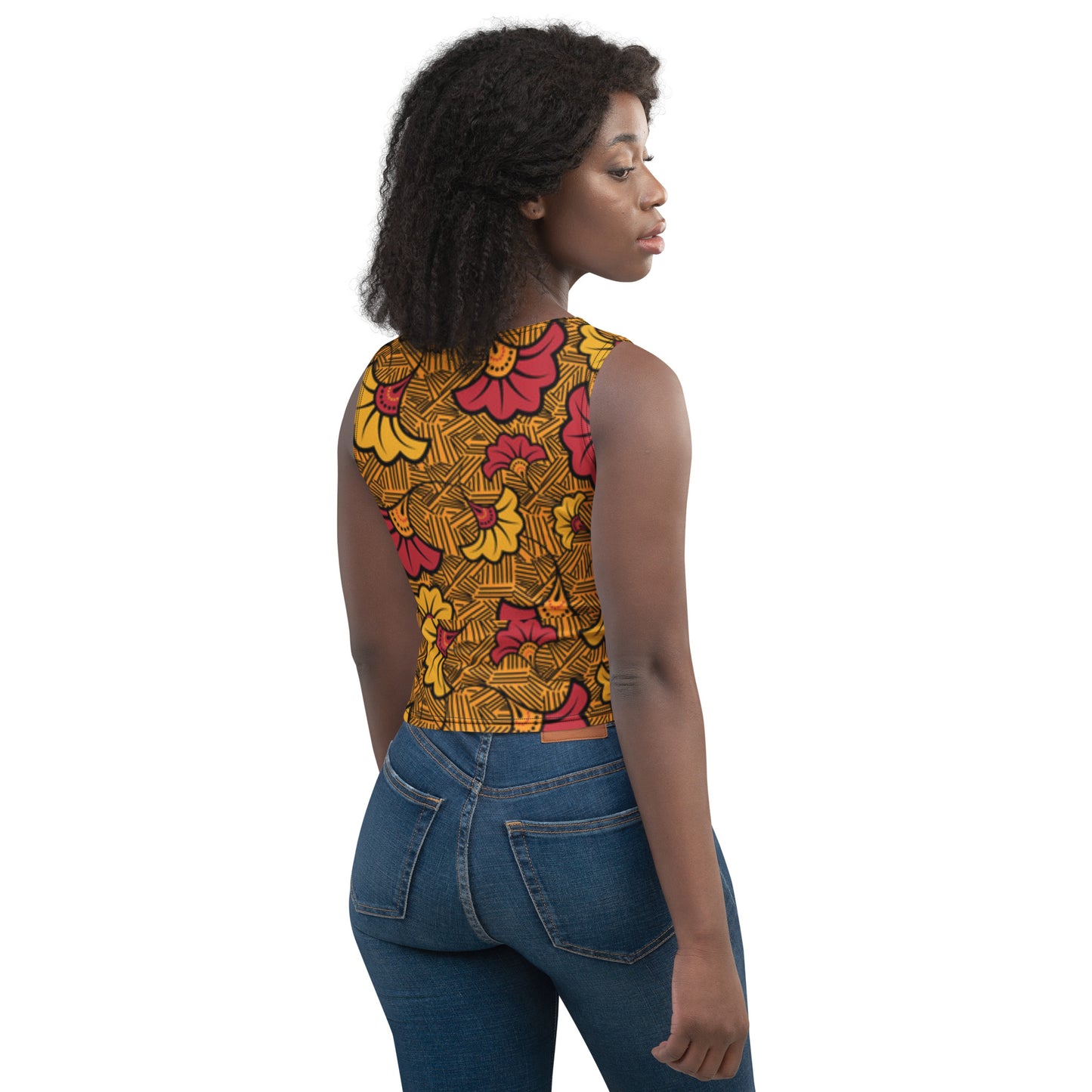 Ankara Crop Top