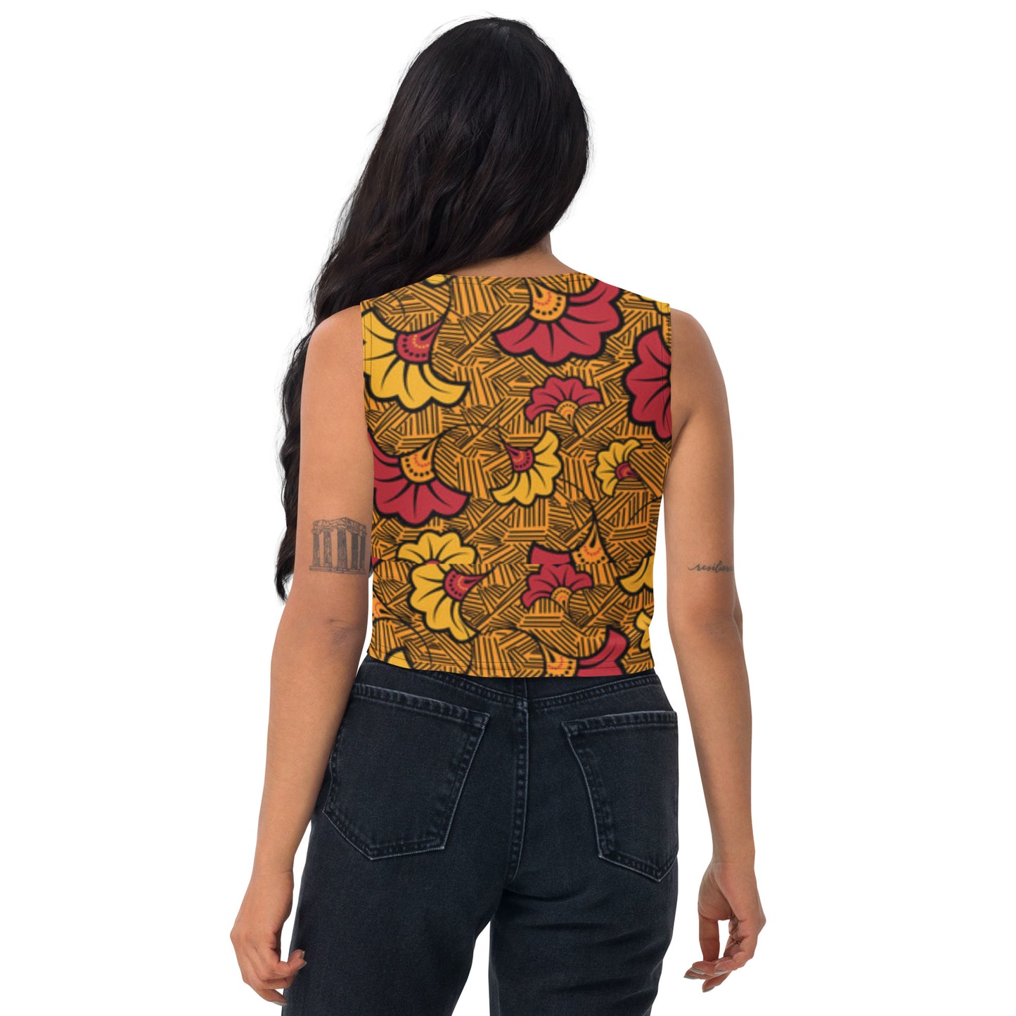 Ankara Crop Top