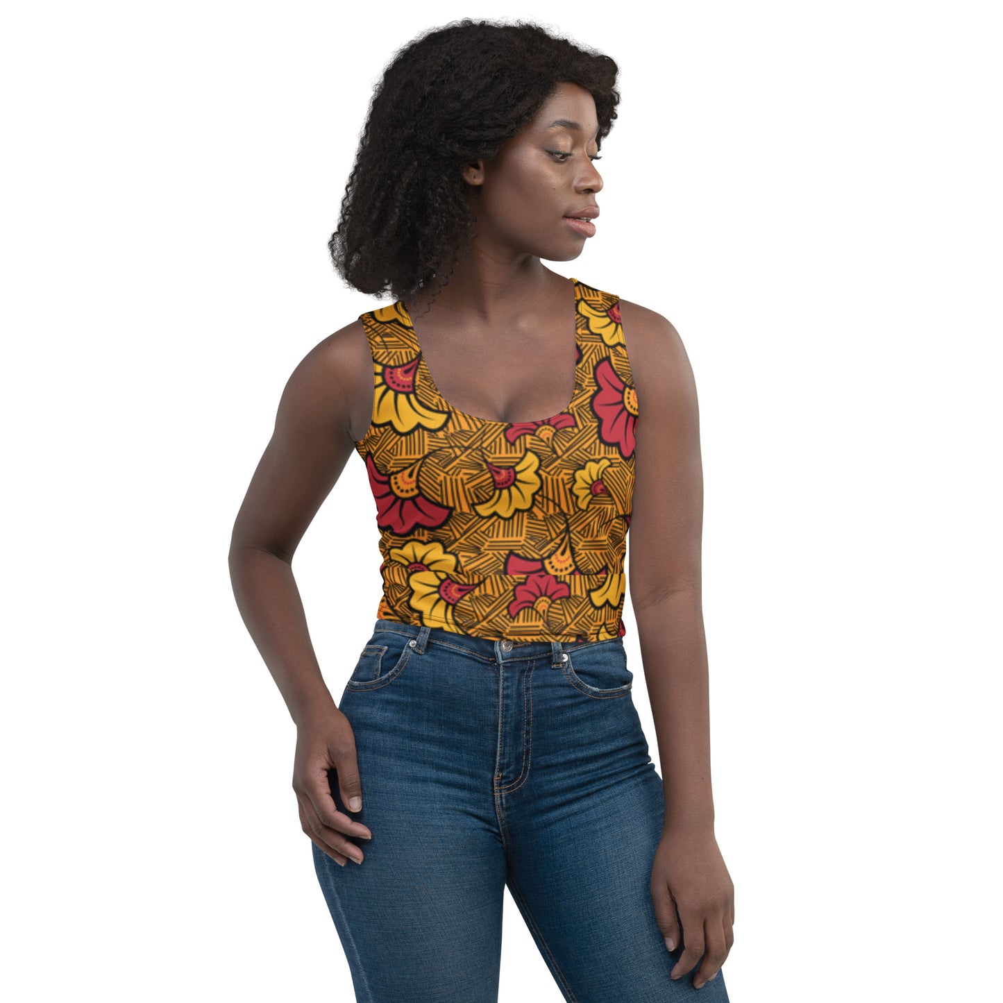 Ankara Crop Top