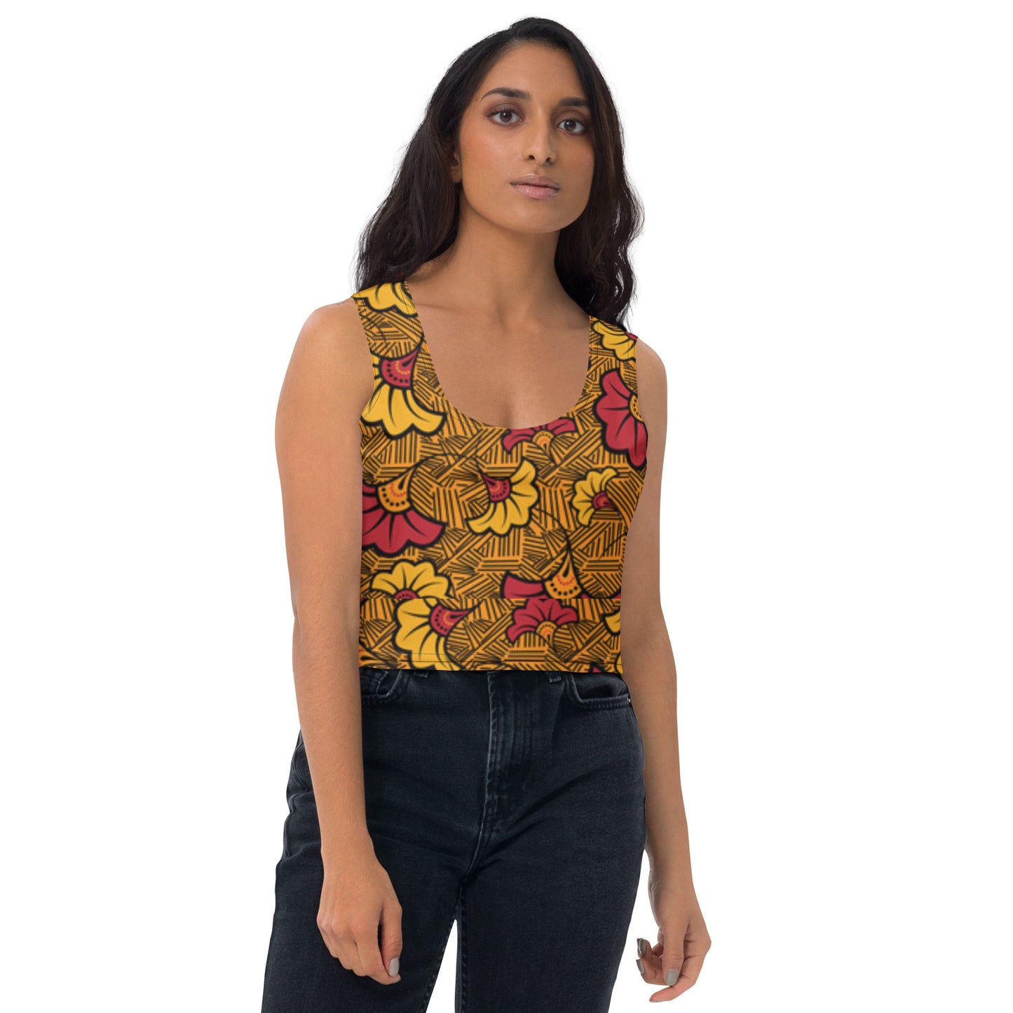 Ankara Crop Top