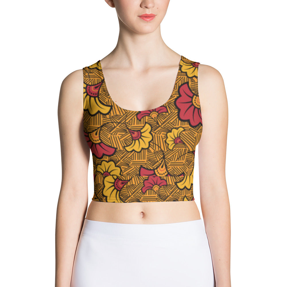 Ankara Crop Top