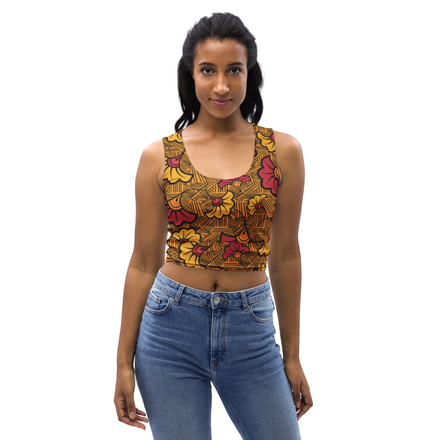 Ankara Crop Top