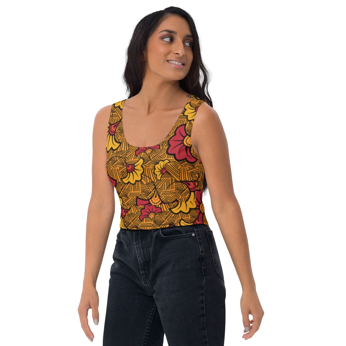 Ankara Crop Top