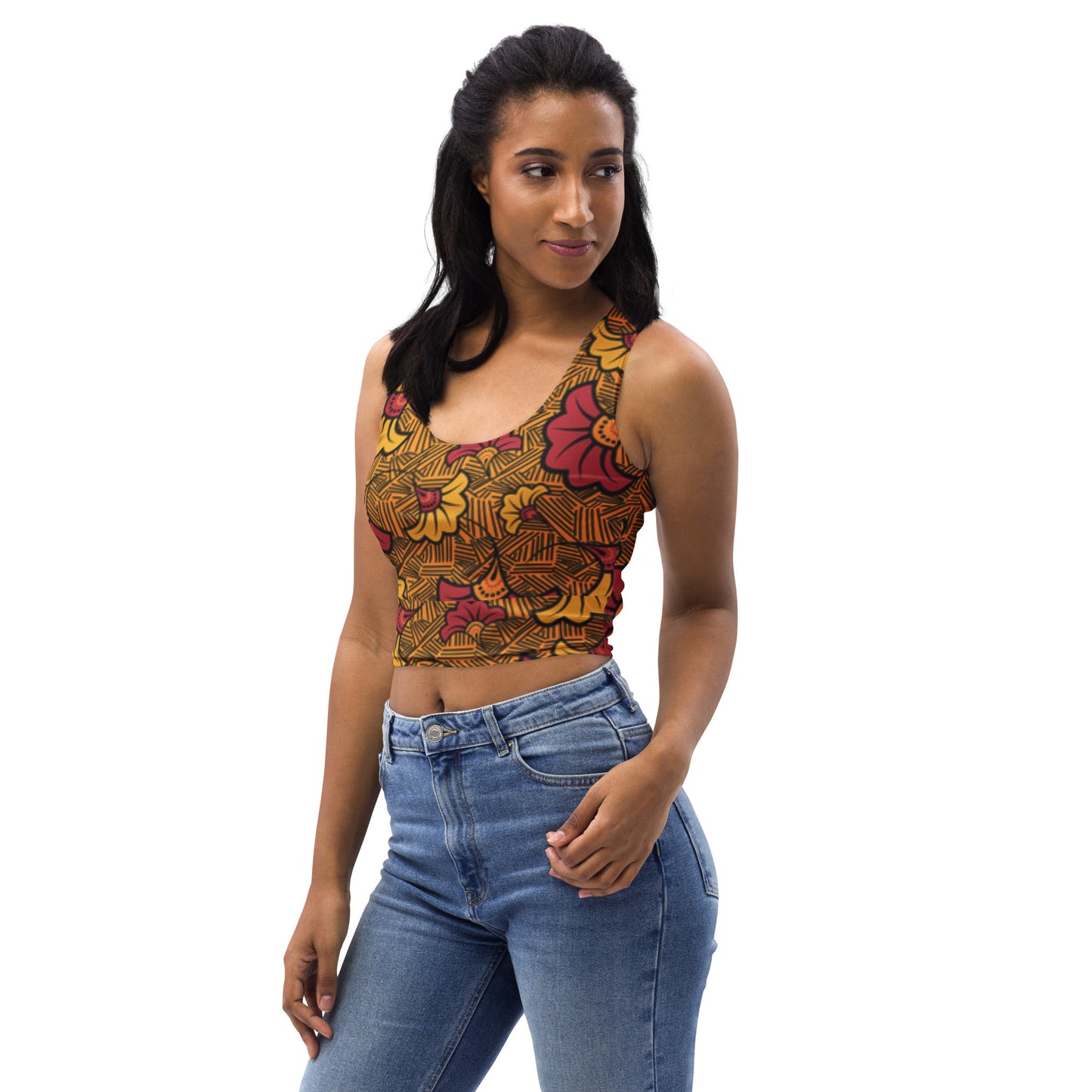 Ankara Crop Top