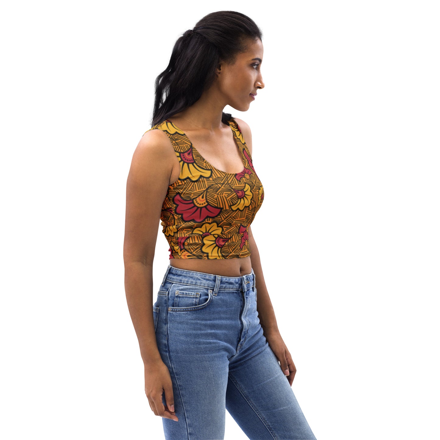 Ankara Crop Top