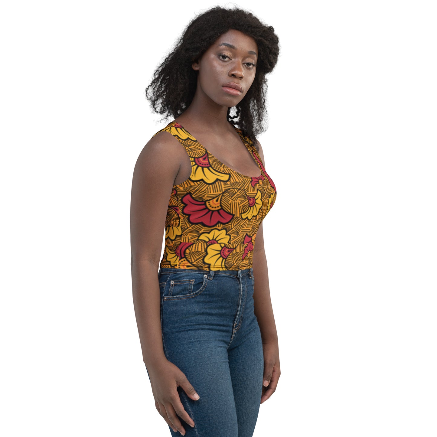 Ankara Crop Top