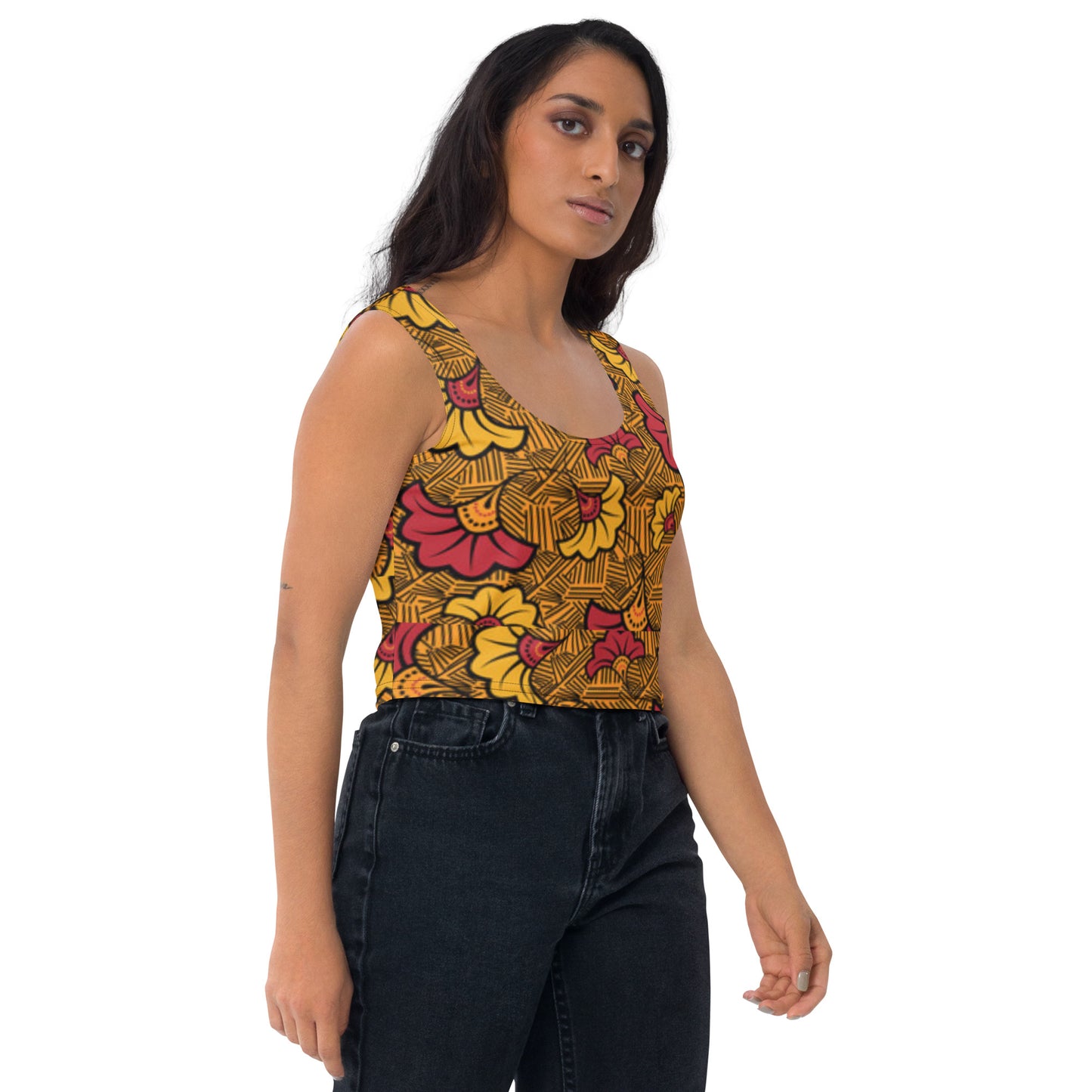 Ankara Crop Top