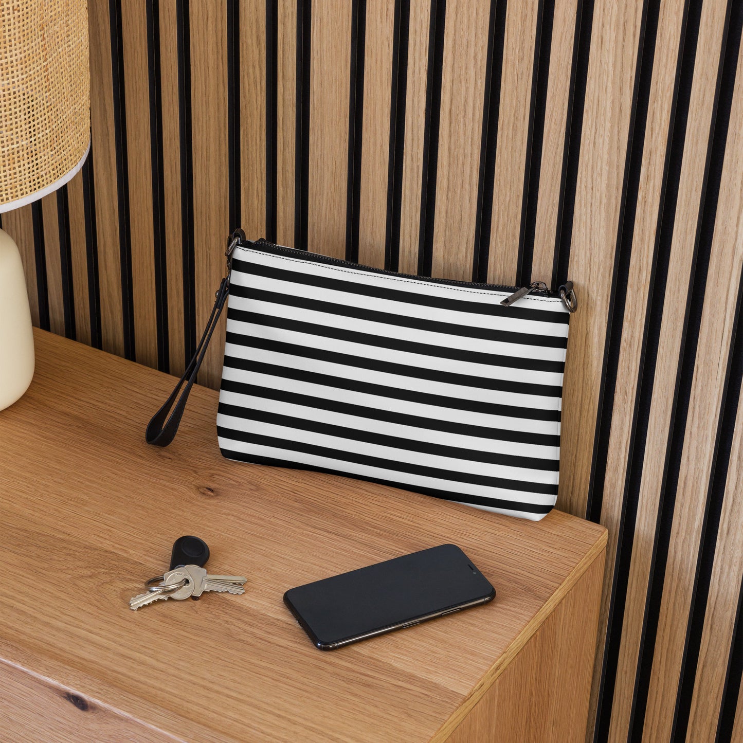 Stripe Crossbody Bag