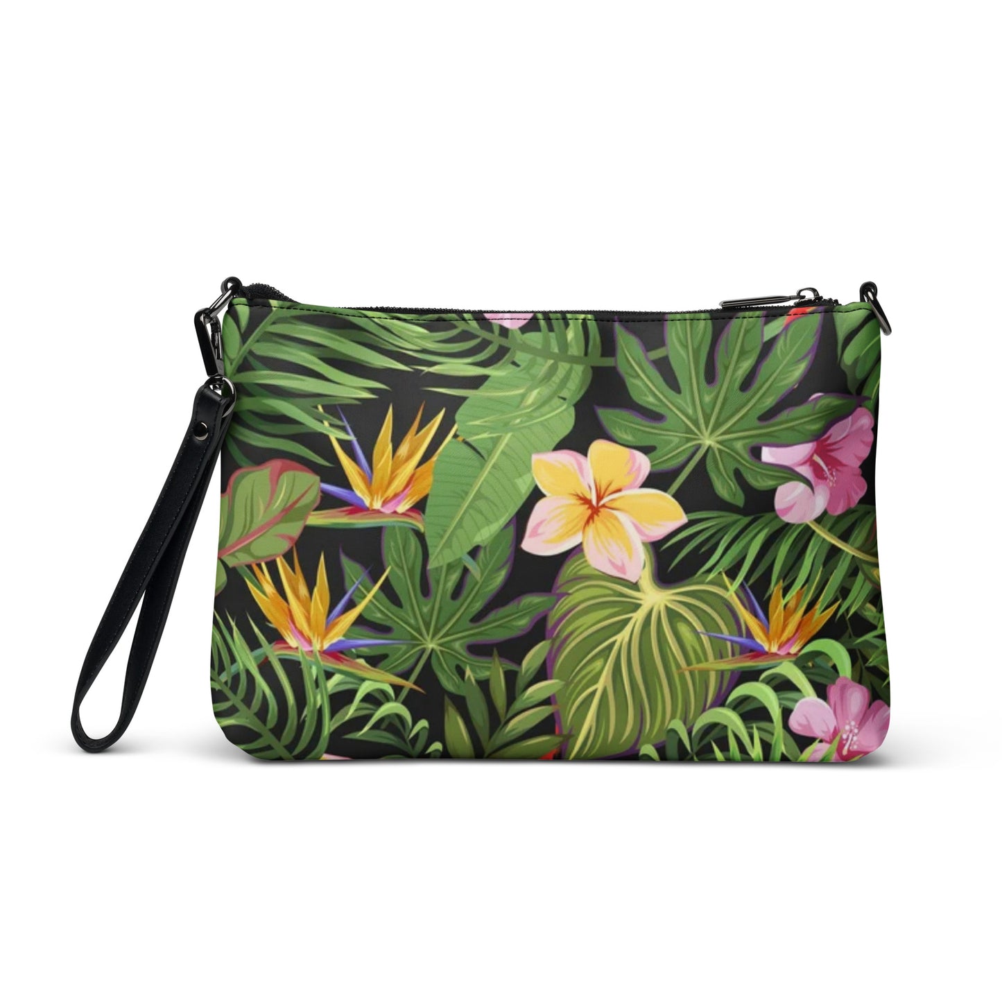 Tropical Floral Crossbody Bag