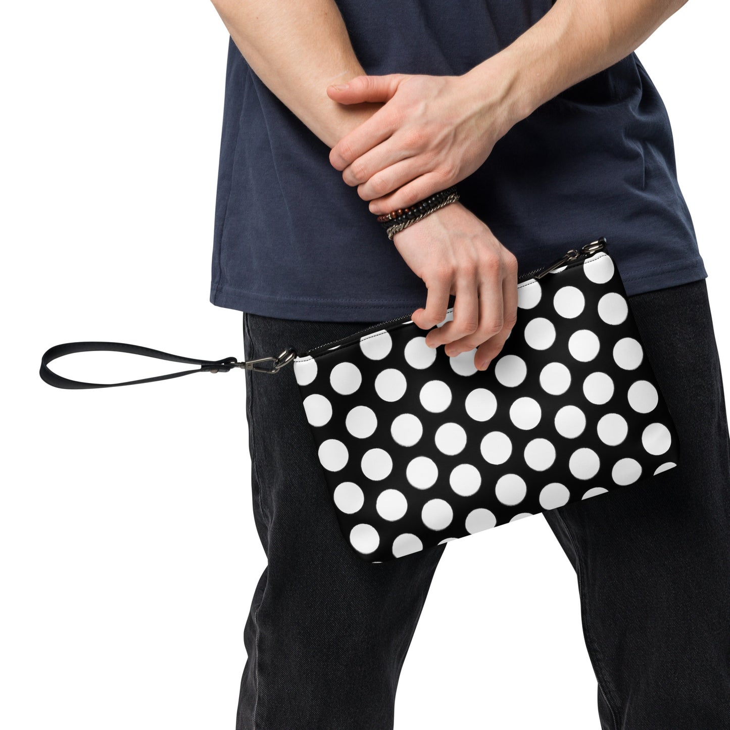 White Polka Dot Crossbody Bag