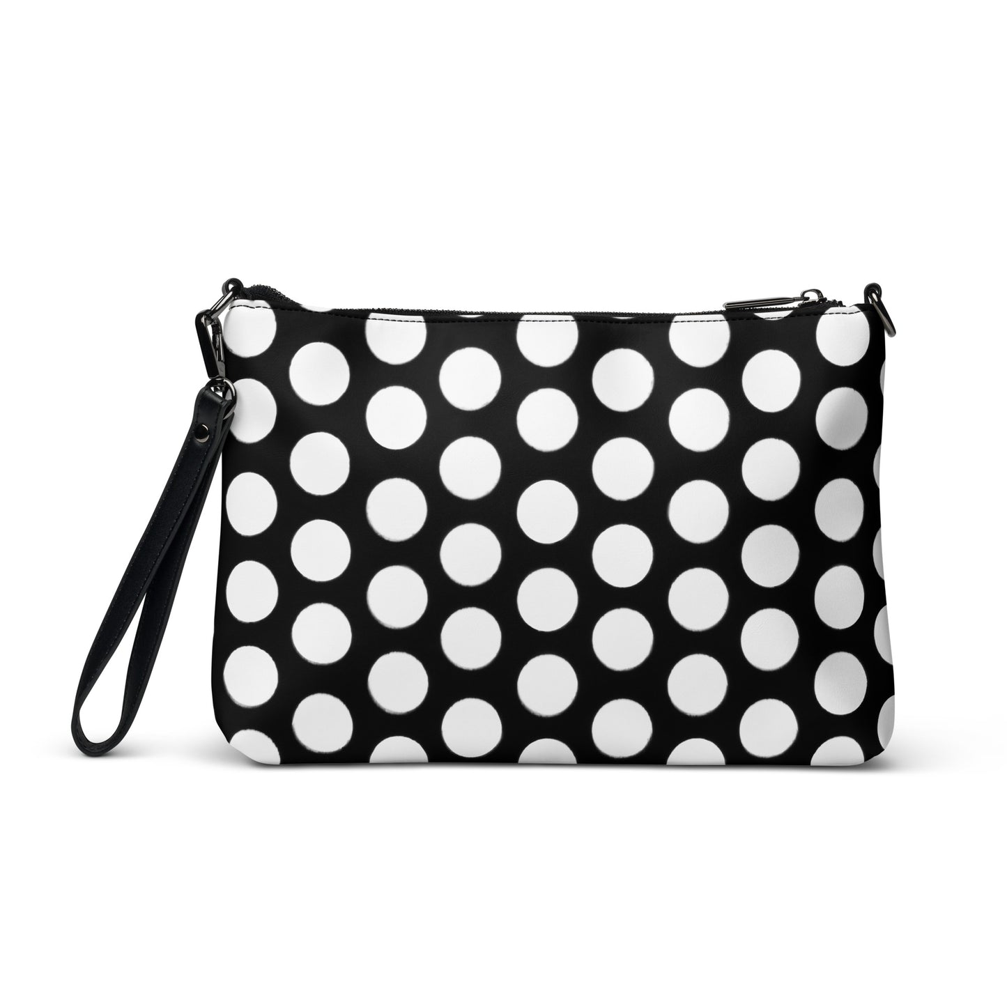 White Polka Dot Crossbody Bag