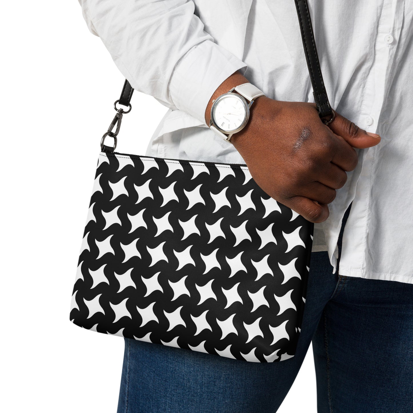 Monochrome Crossbody Bag