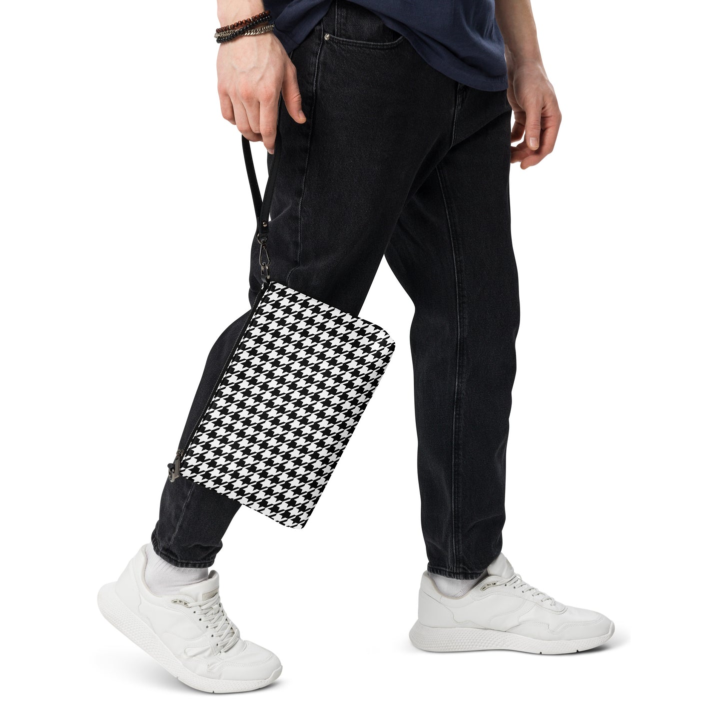 Houndstooth Crossbody Bag