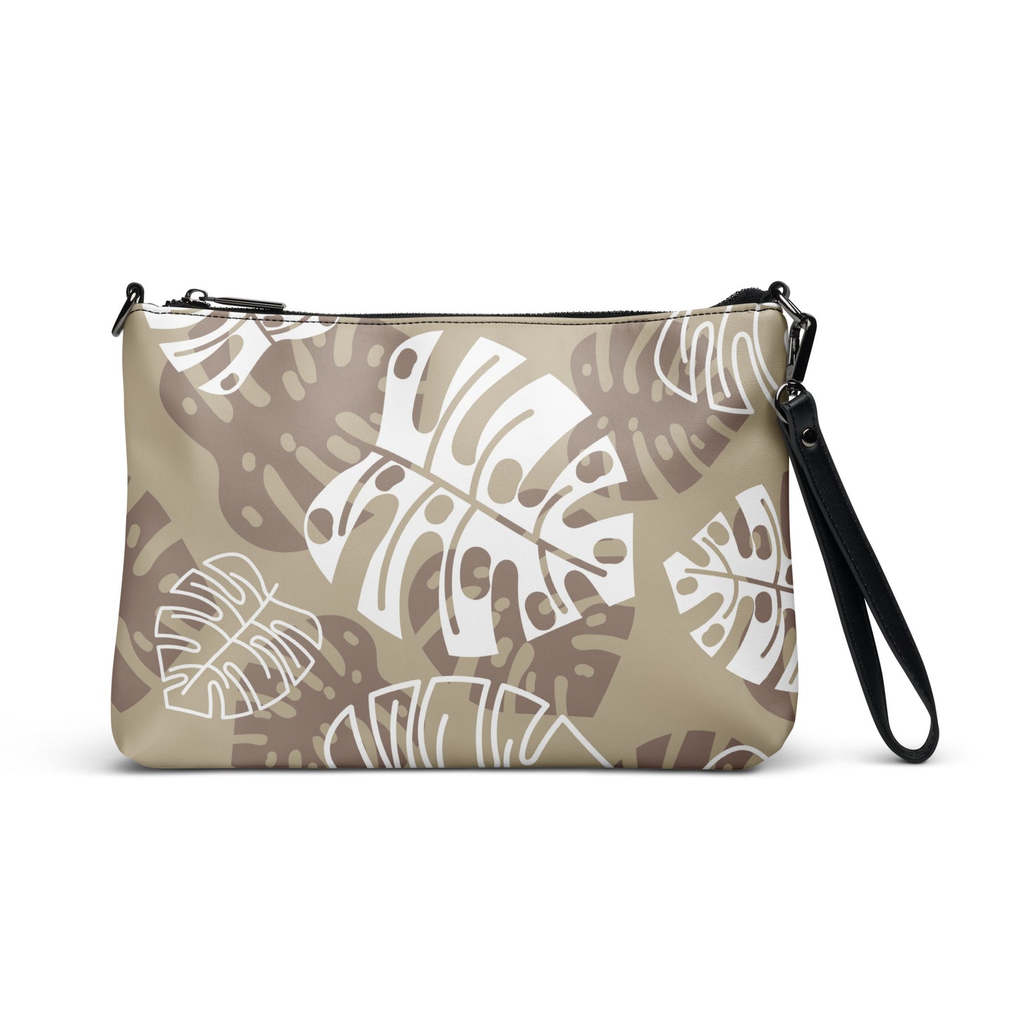 Brown Leaf Crossbody Bag