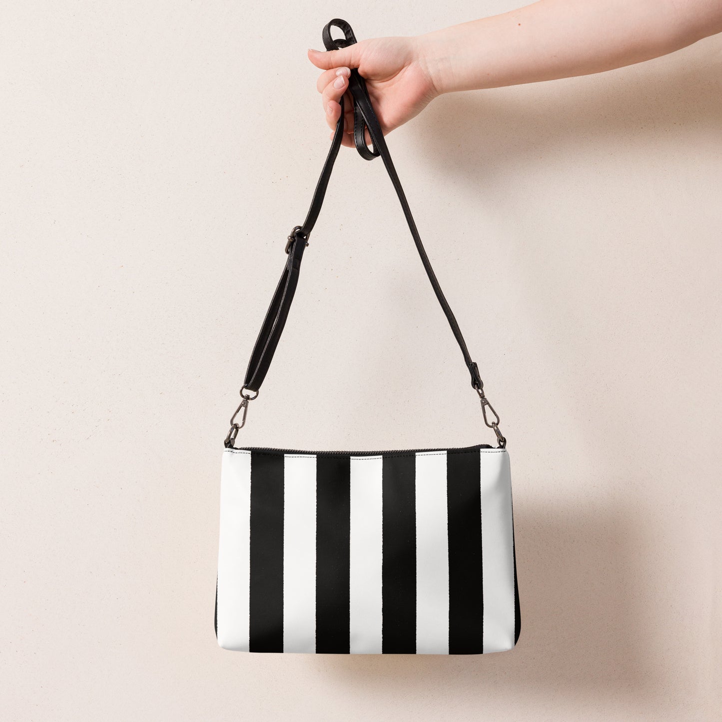 Large Stripe Crossbody Bag