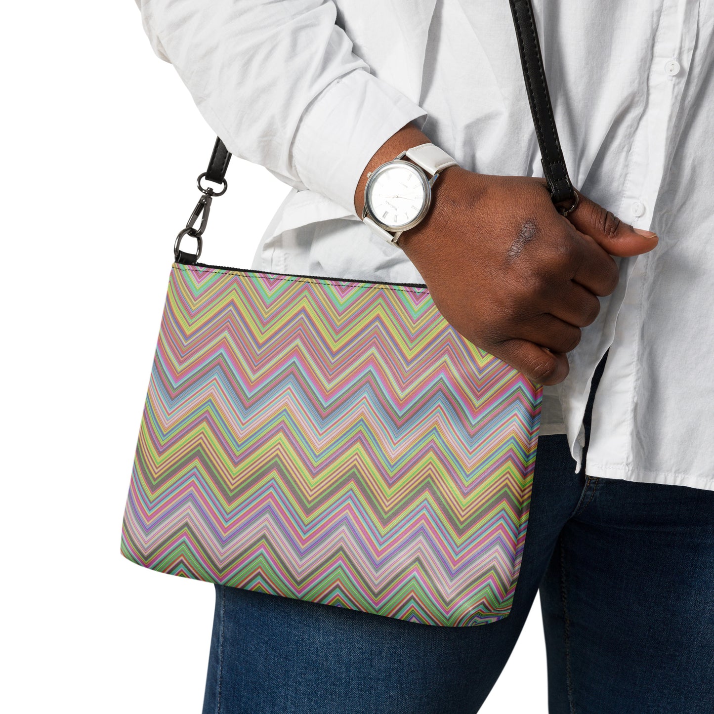 Chevron Crossbody Bag