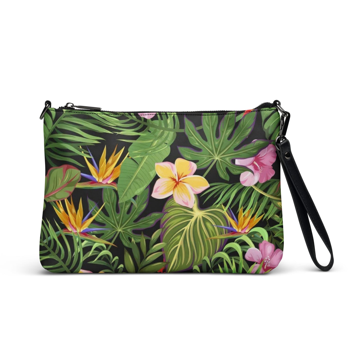 Tropical Floral Crossbody Bag