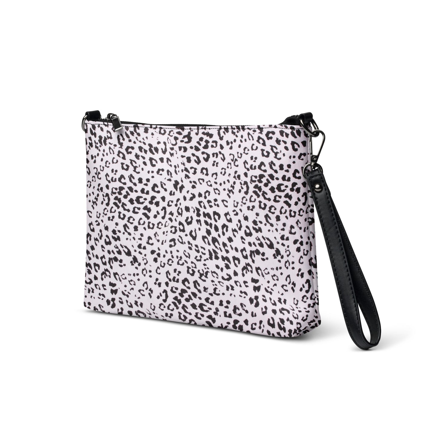 Black Leopard Crossbody Bag