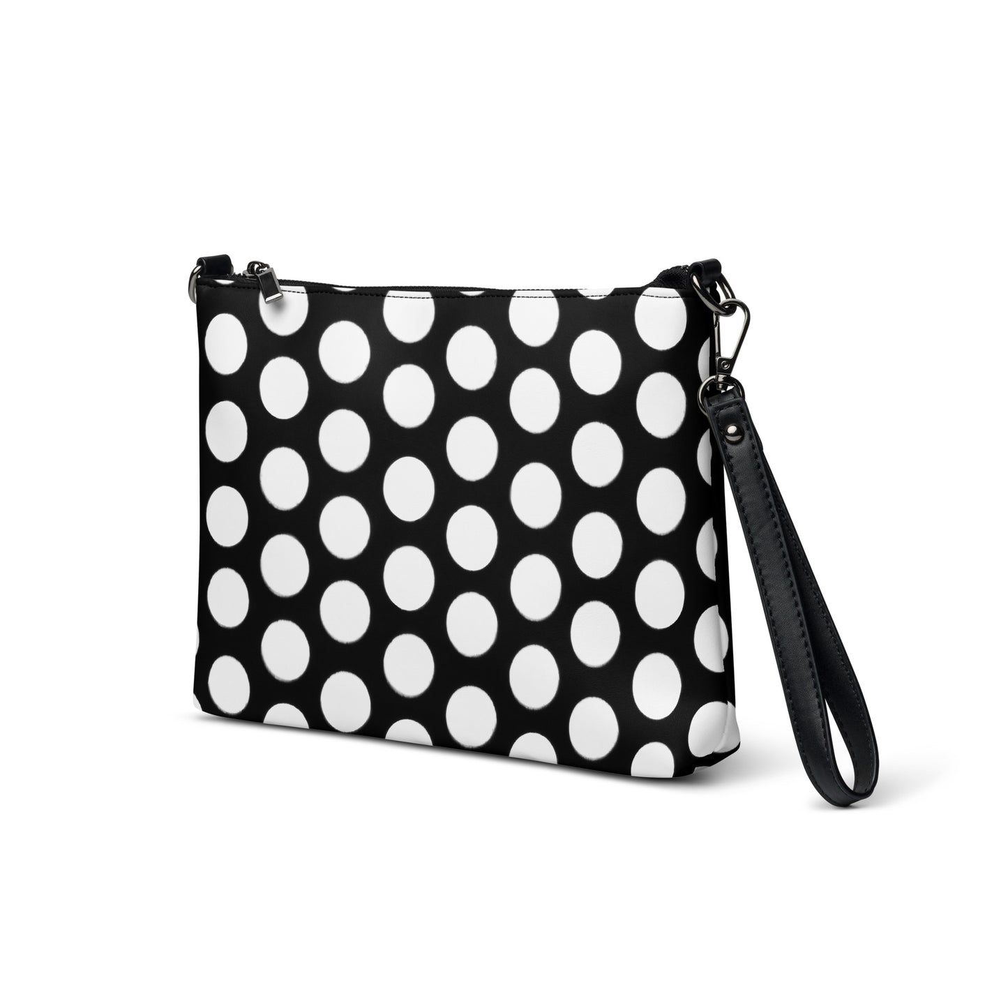 White Polka Dot Crossbody Bag