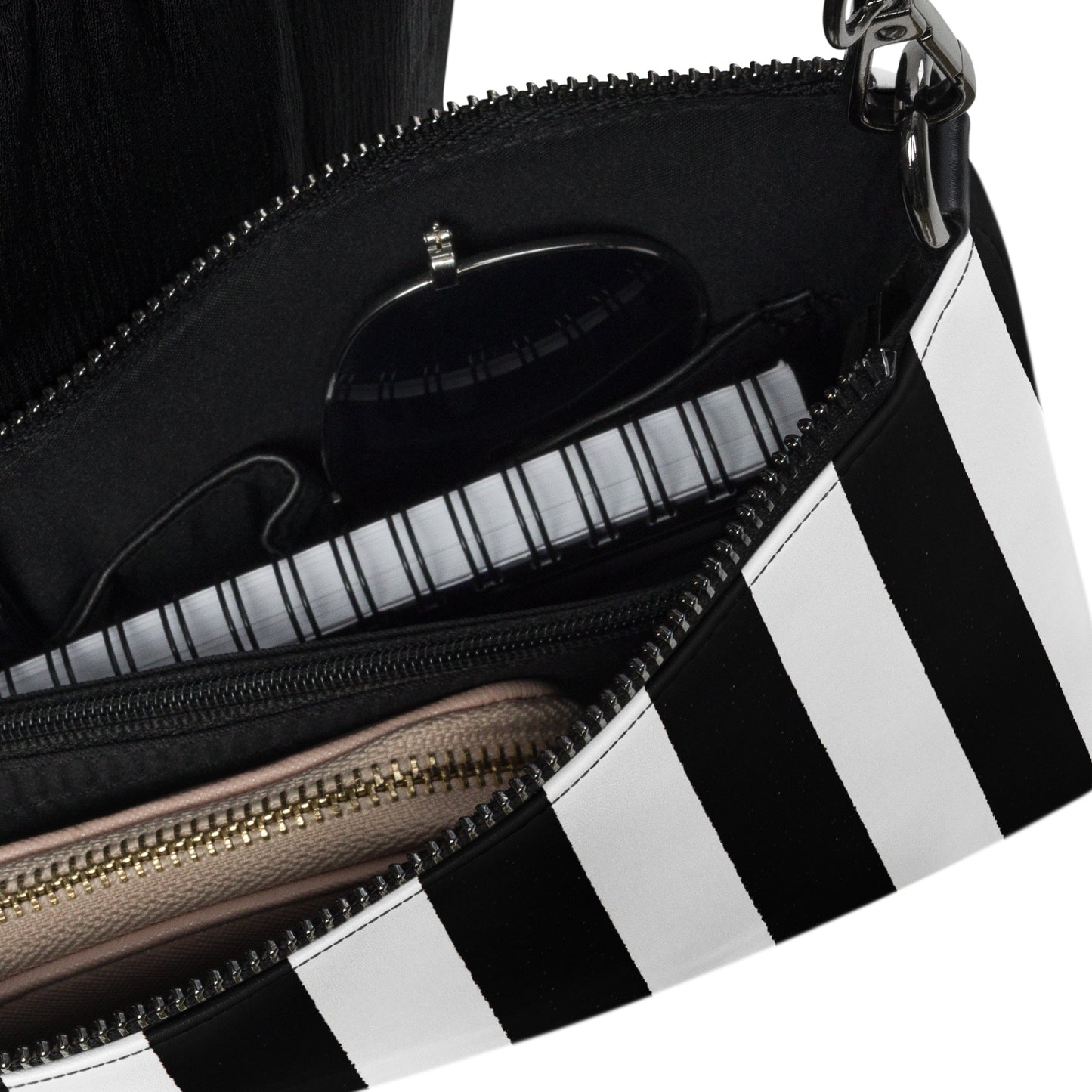 Large Stripe Crossbody Bag