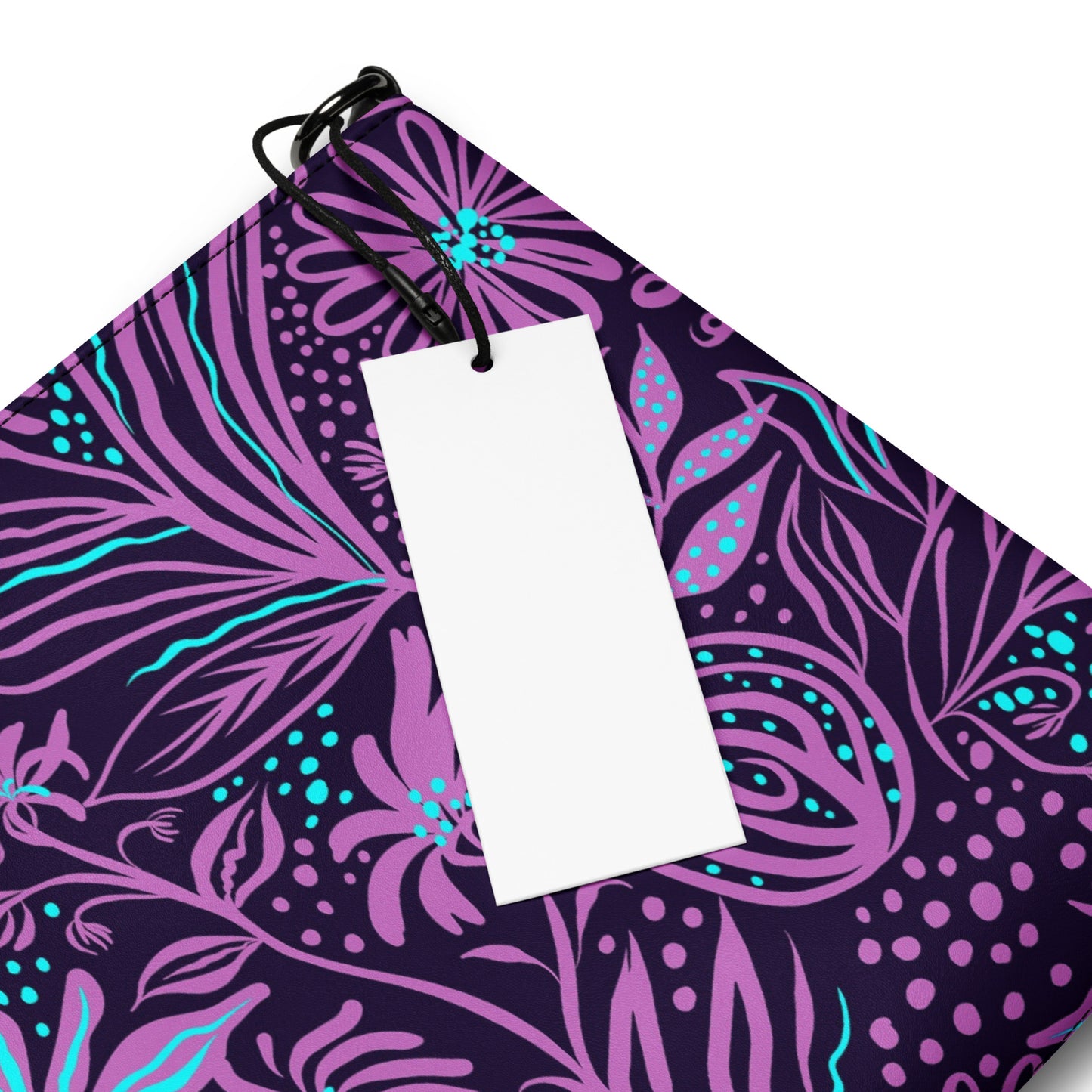 Purple Leaf Crossbody Bag