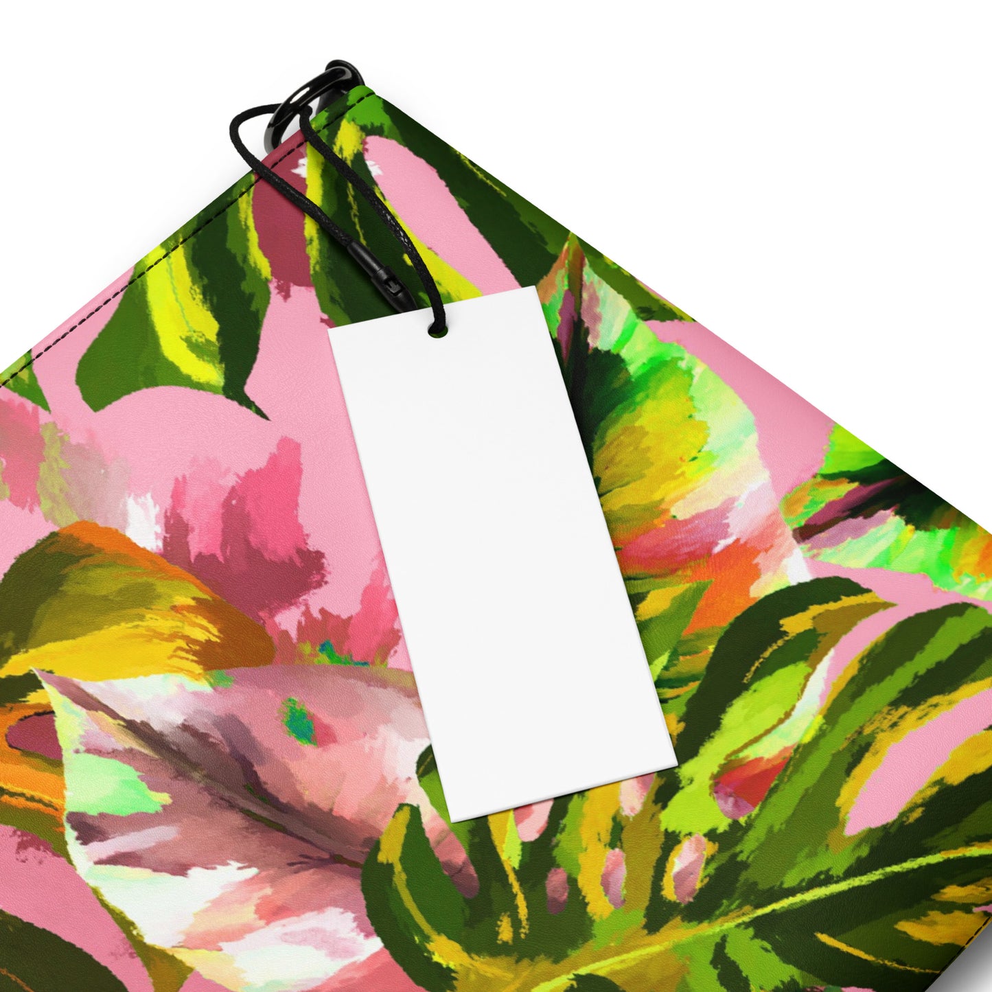 Pink Tropical Crossbody Bag