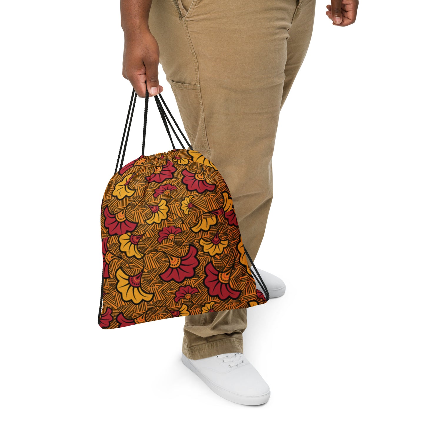 Ankara Drawstring bag