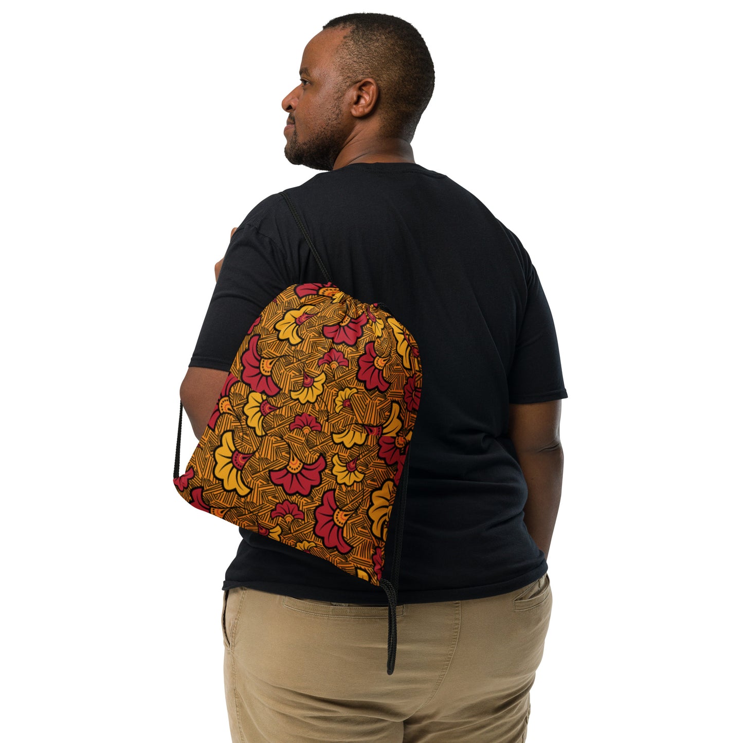 Ankara Drawstring bag