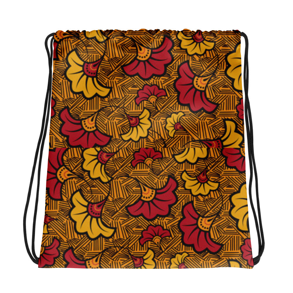 Ankara Drawstring bag