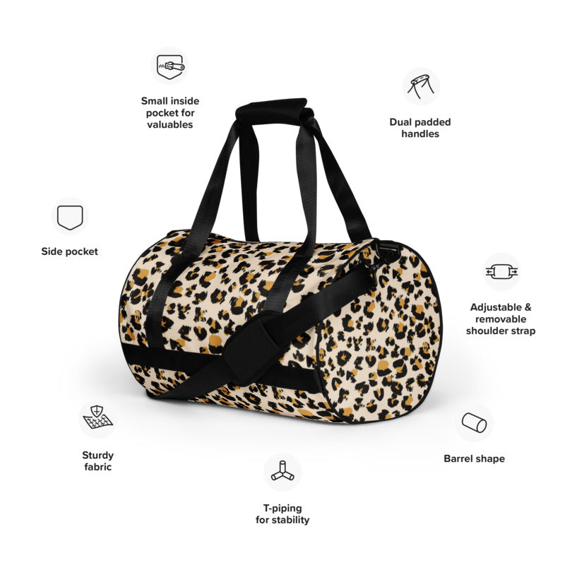 Leopard Gym Bag