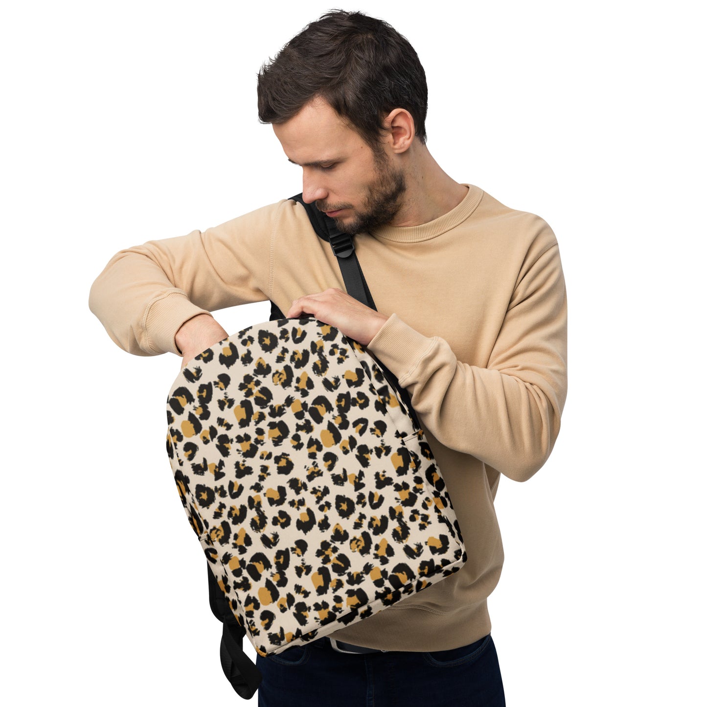 Leopard Minimalist Backpack