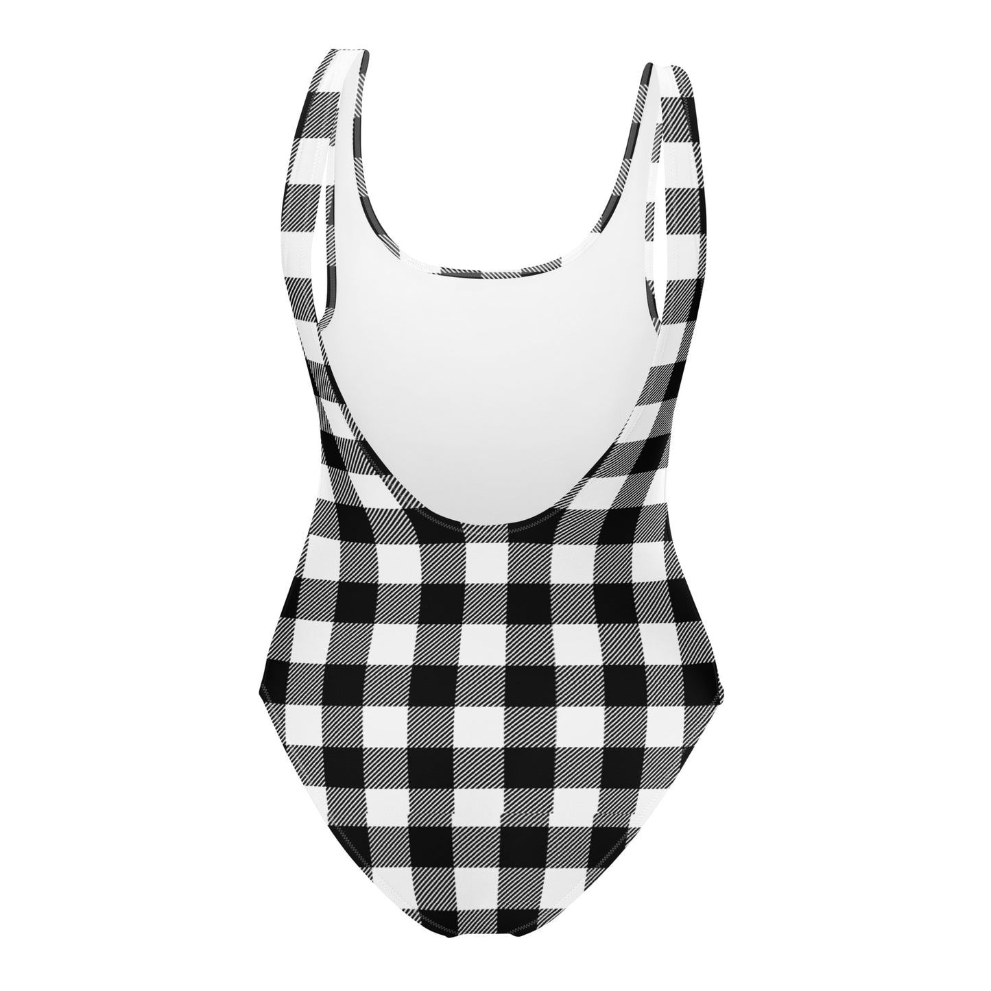 Black / White One-Piece Swimsuit