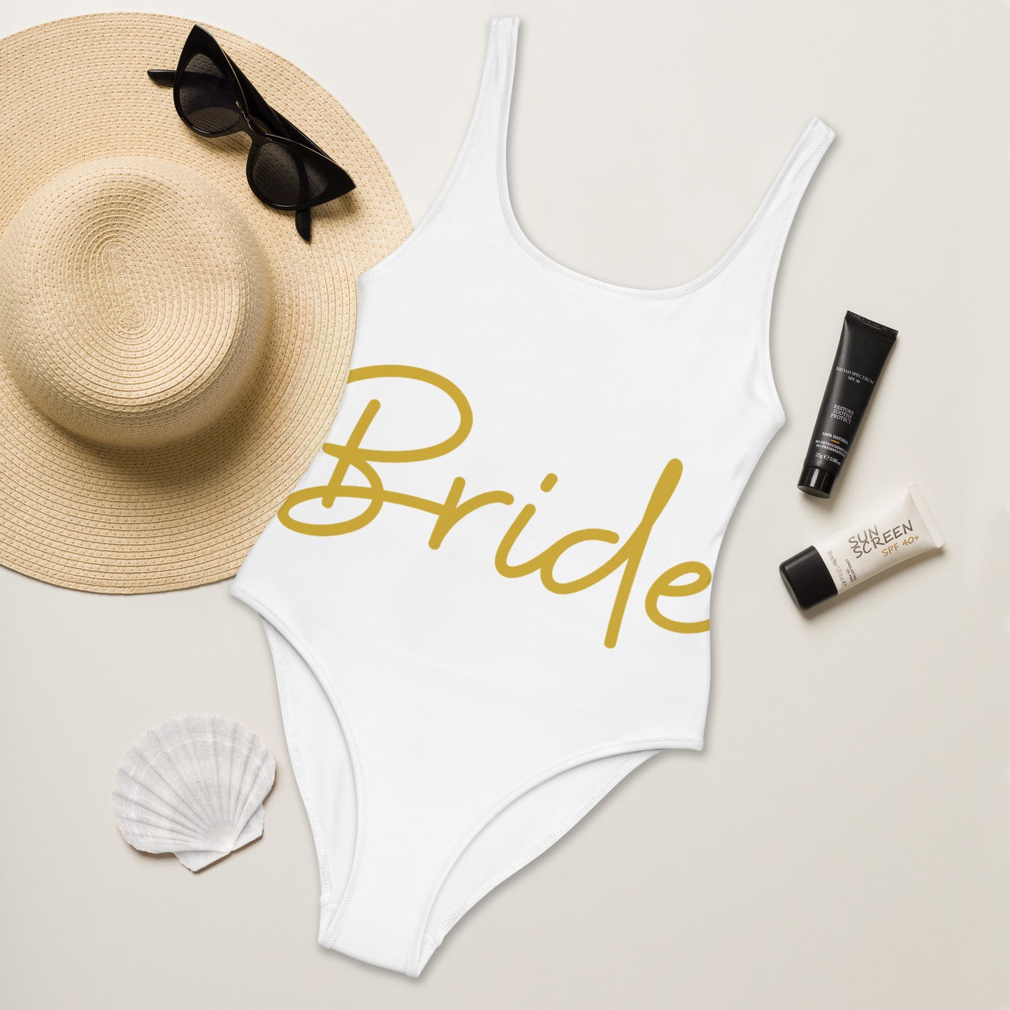 Bride One-Piece Swimsuit