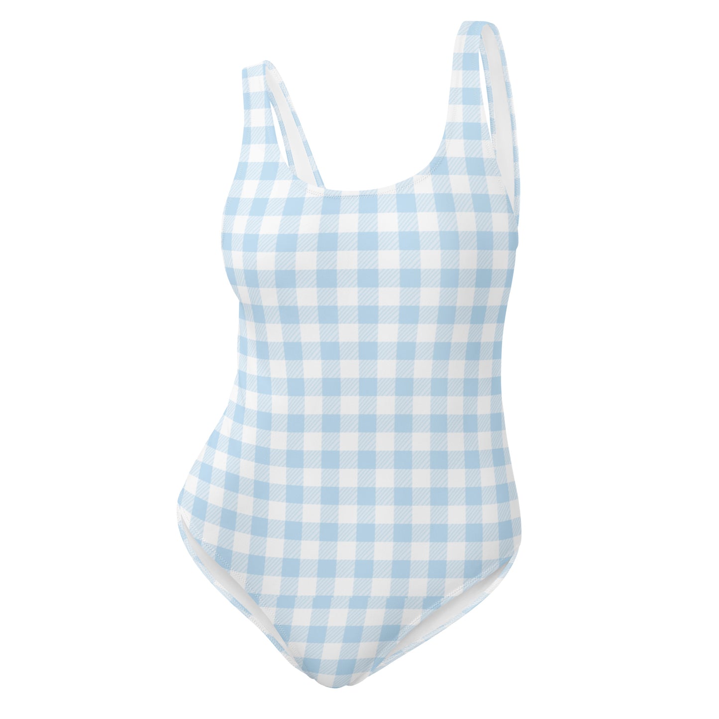 Light Blue One-Piece Swimsuit