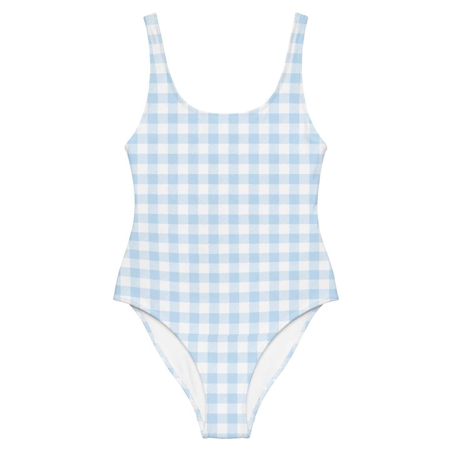 Light Blue One-Piece Swimsuit