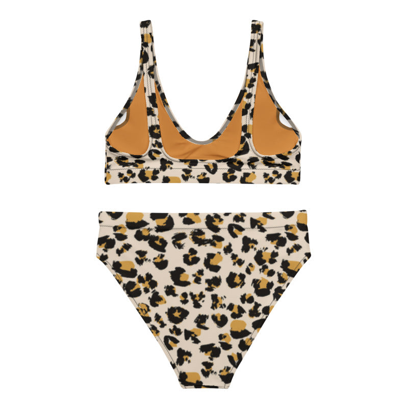 Leopard High-Waisted Bikini